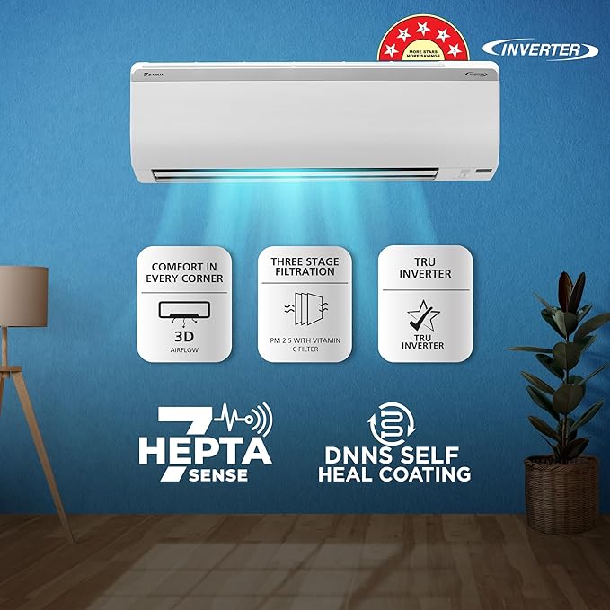 Daikin 1.5 Ton 5 Star Inverter Split AC - Image 2